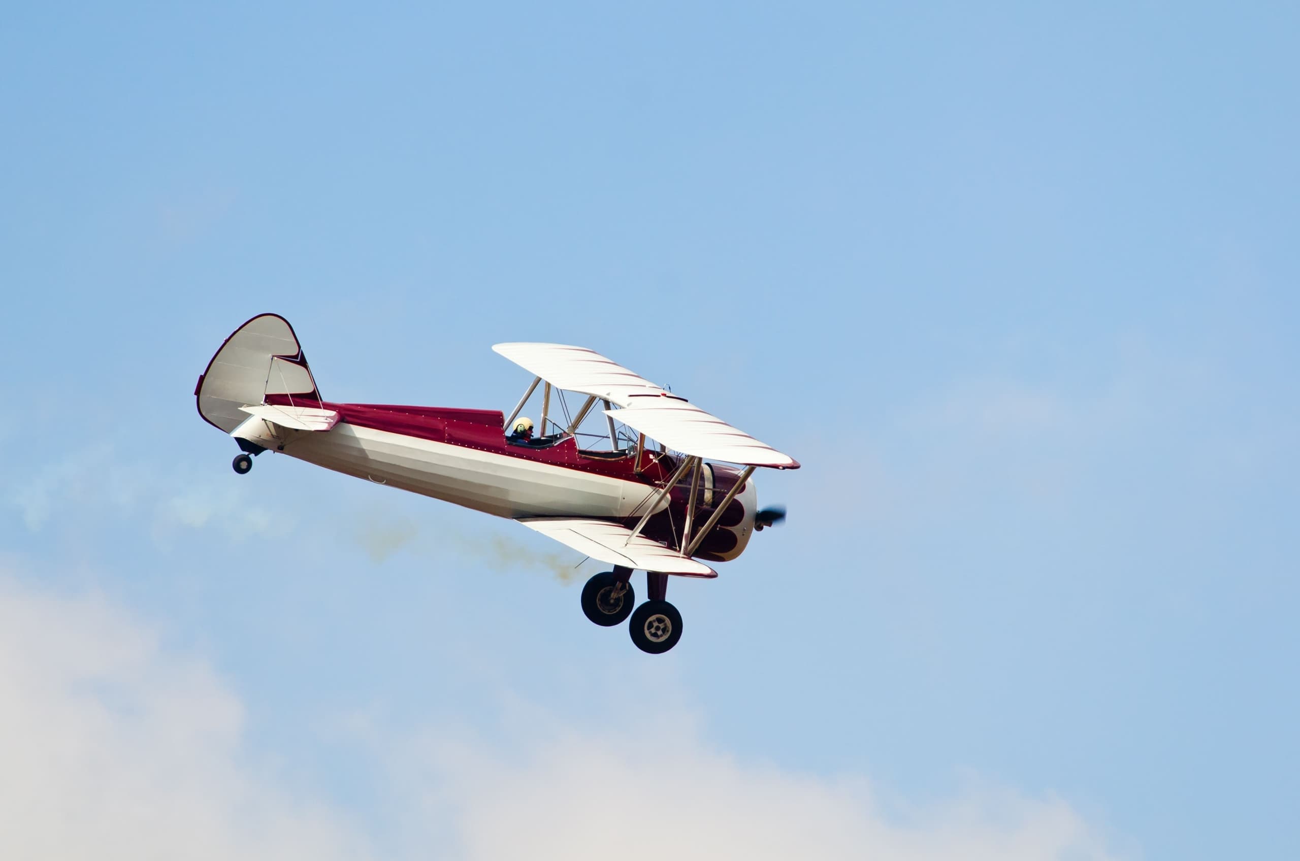 Sea plane in the air