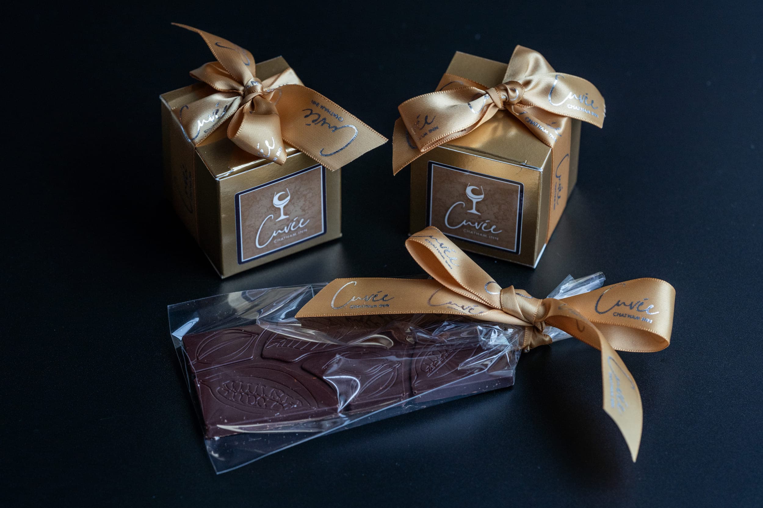 Chocolate Truffles packaged at Chatham Inn