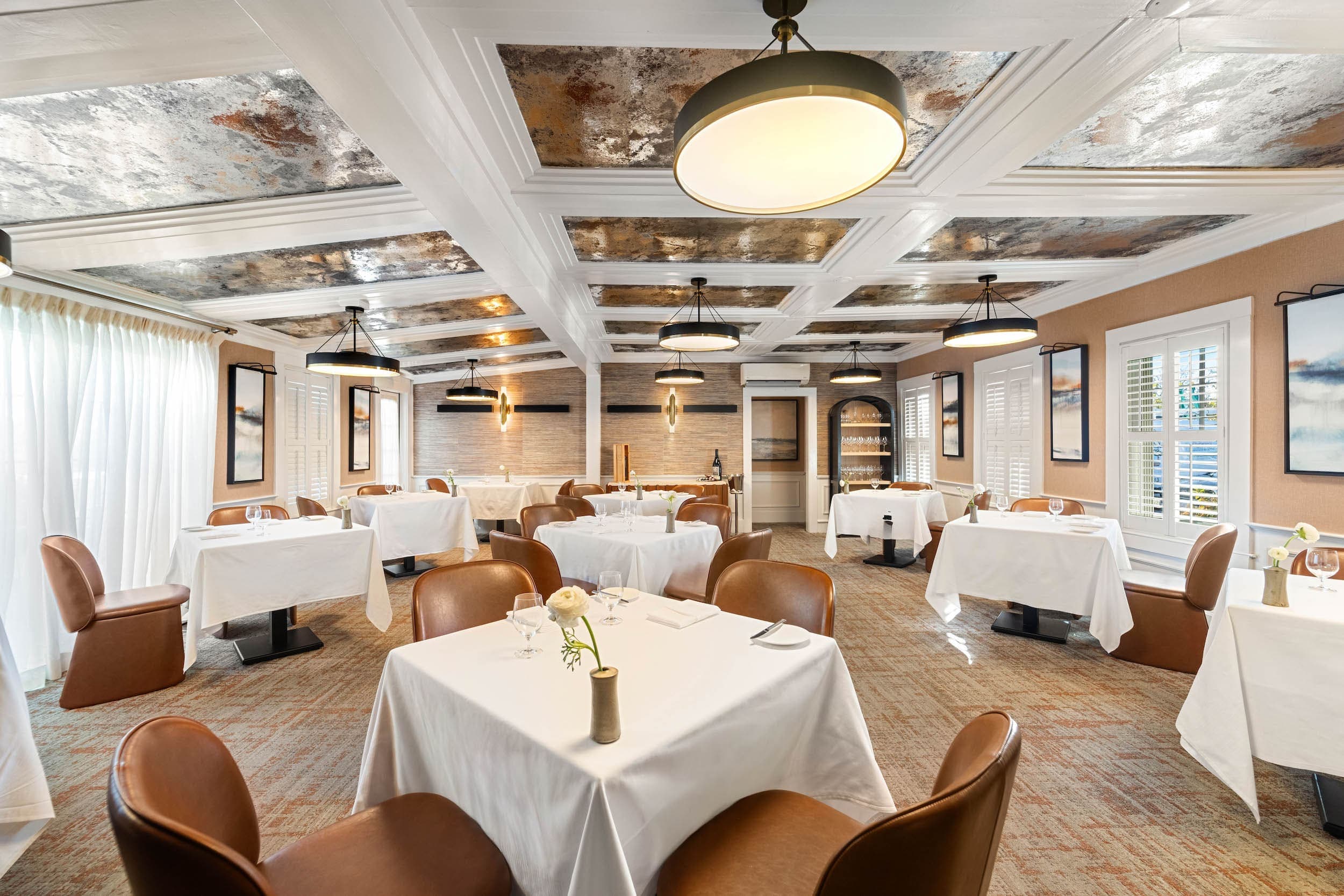 Cuvee restaurant setup for service