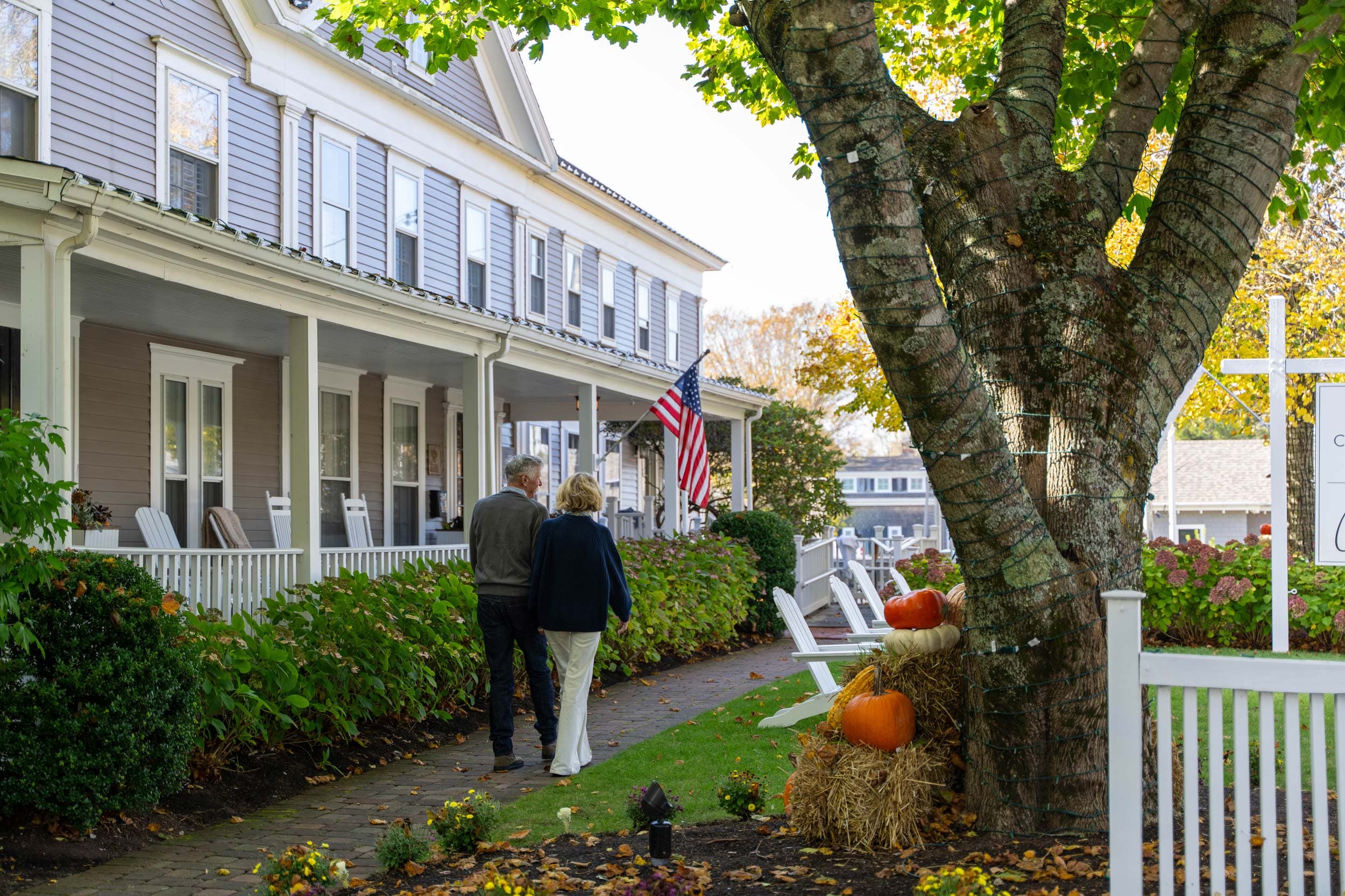 Couple On A Walk At Chatham