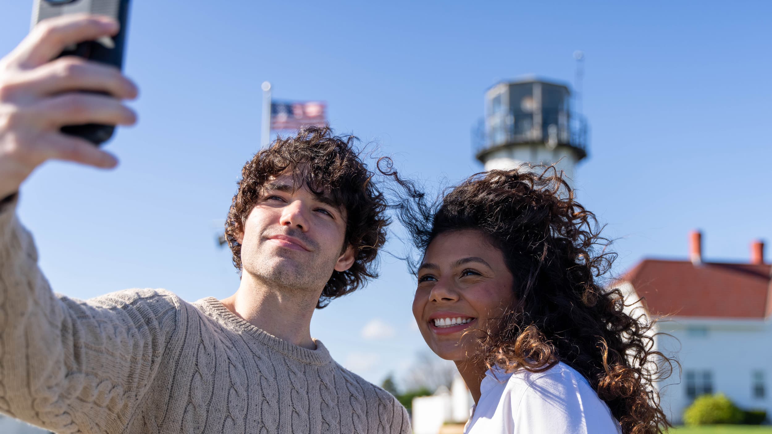Couple Taking A Selfie