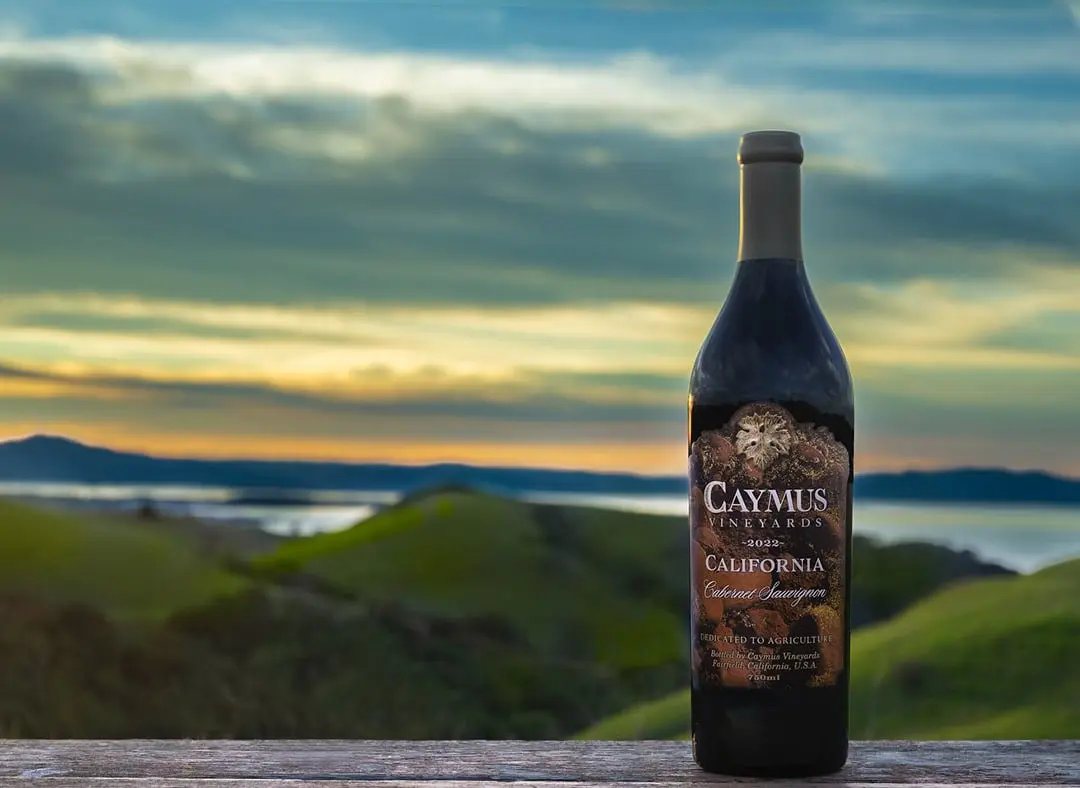 Caymus Cabernet Sauvignon from the wine list at Chatham Inn, Cape Cod.