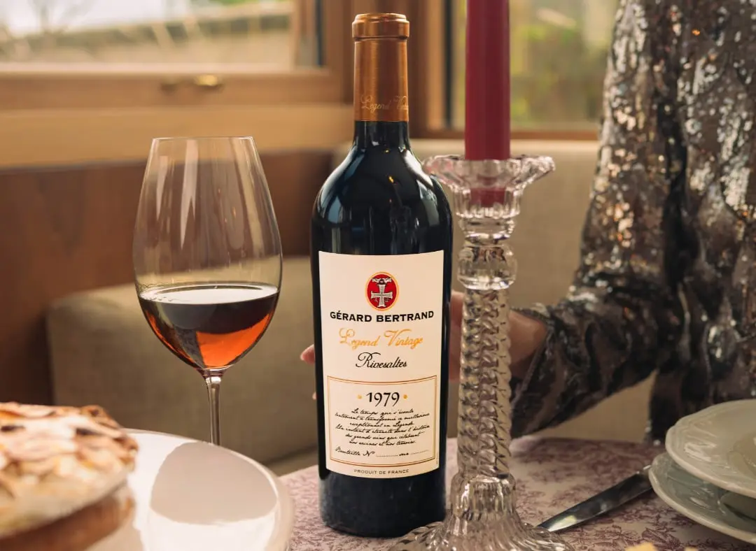 Gérard Bertrand 1979 Rivesaltes dessert wine at Chatham Inn, Cape Cod.
